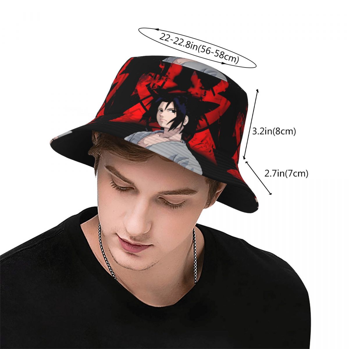 หมวกบักเก็ตการ์ตูนลายเรโทร N-N - Mens Fashion Bucket Hat บทวิจารณ์และราคา