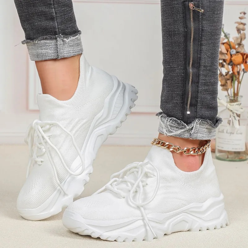 รองเท้าผ้าใบแฟชั่นพื้นหนาสำหรั - Casual Sneakers Men บทวิจารณ์และราคา