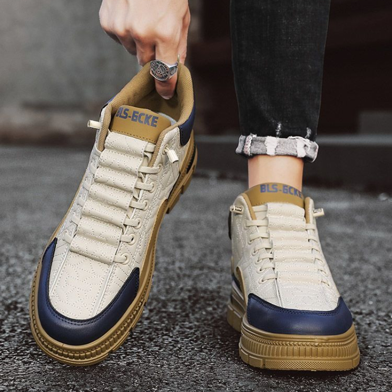 รองเท้าบูทผู้ชายแบบสวม สไตล์แพ - Men Fashion Vintage บทวิจารณ์และราคา