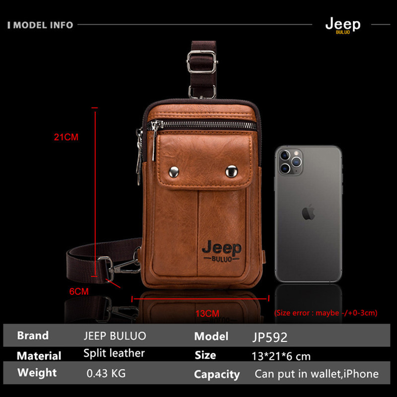JEEP BULUO ขนาดเล็ก Multi-Func - Fashion Harness Men บทวิจารณ์และราคา