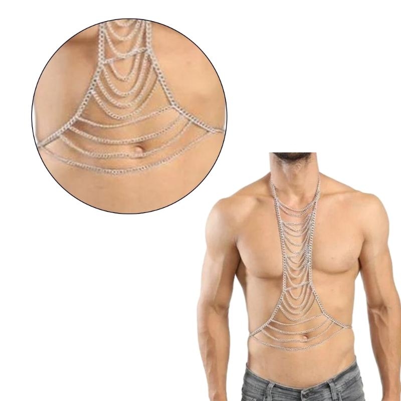 สายรัดโซ่พังก์พังก์ Y5GC สำหรั - Fashion Harness Men บทวิจารณ์และราคา