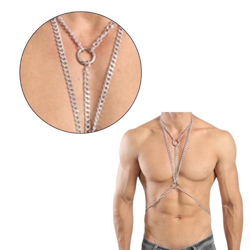 สายรัดโซ่พังก์พังก์ Y5GC สำหรั - Fashion Harness Men บทวิจารณ์และราคา