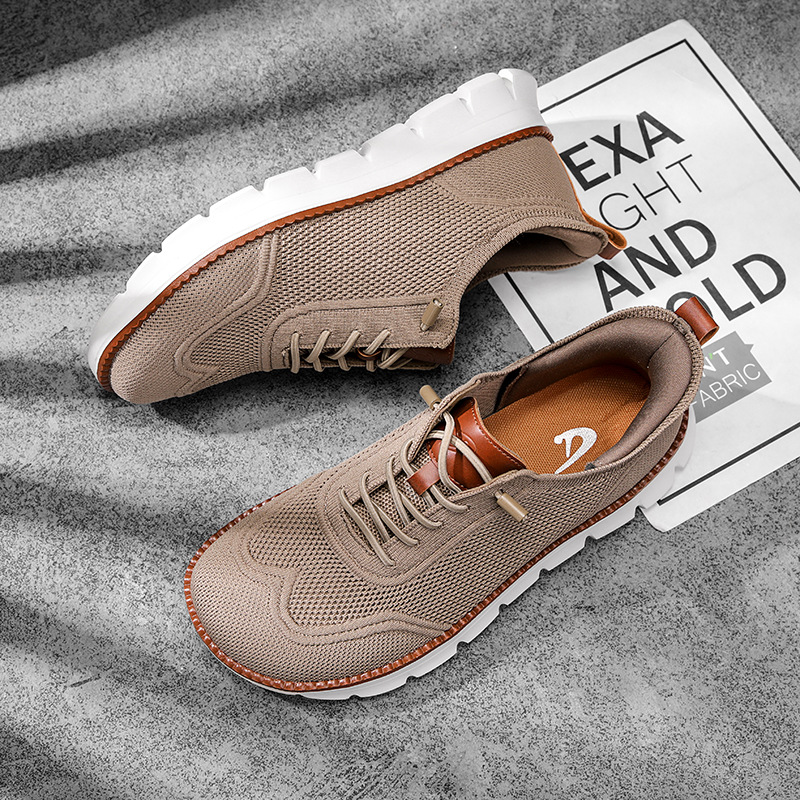 รองเท้าผู้ชายทรงกว้าง สไตล์ลำล - Casual Sneakers Men บทวิจารณ์และราคา
