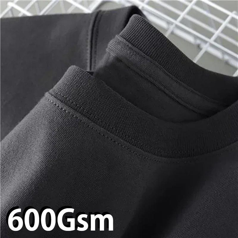 เสื้อยืดแขนสั้นผ้าฝ้ายหนา 600  - Men'S Fashion Over 50 บทวิจารณ์และราคา