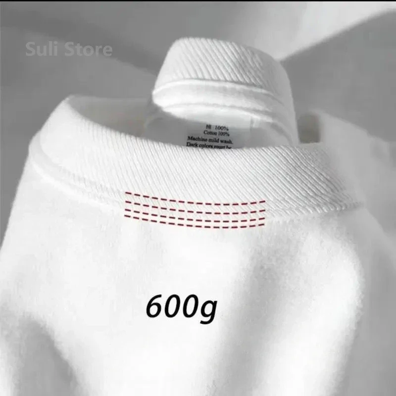 เสื้อยืดแขนสั้นผ้าฝ้ายหนา 600  - Men'S Fashion Over 50 บทวิจารณ์และราคา