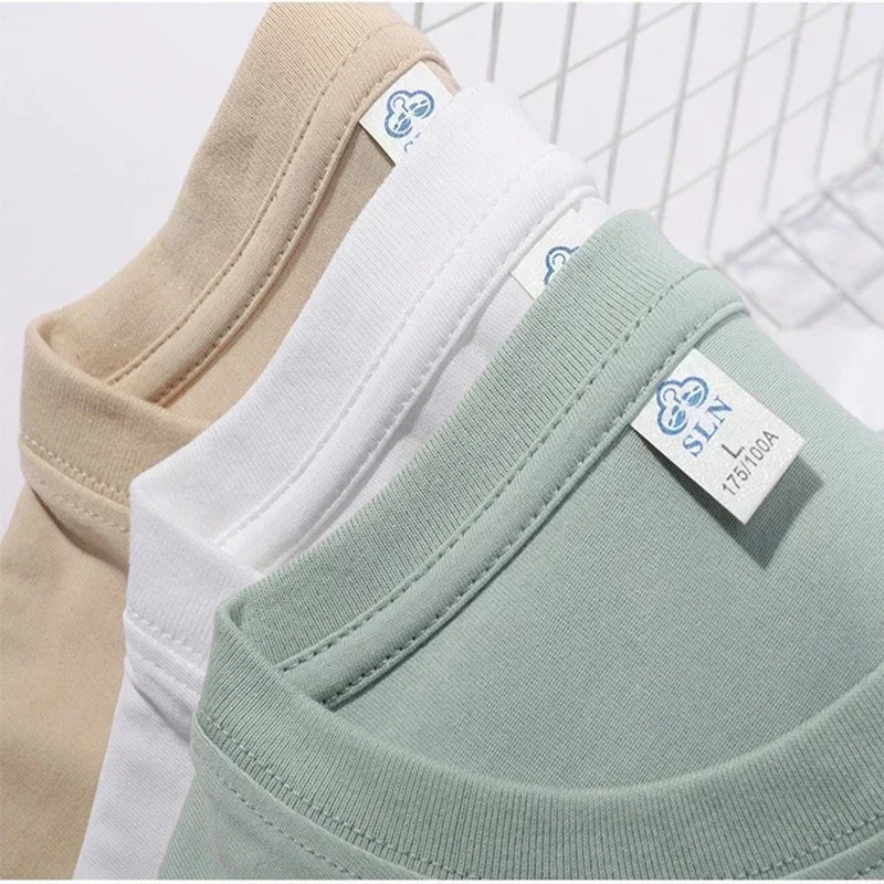 เสื้อยืดแขนสั้นผ้าฝ้ายหนา 600  - Men'S Fashion Over 50 บทวิจารณ์และราคา