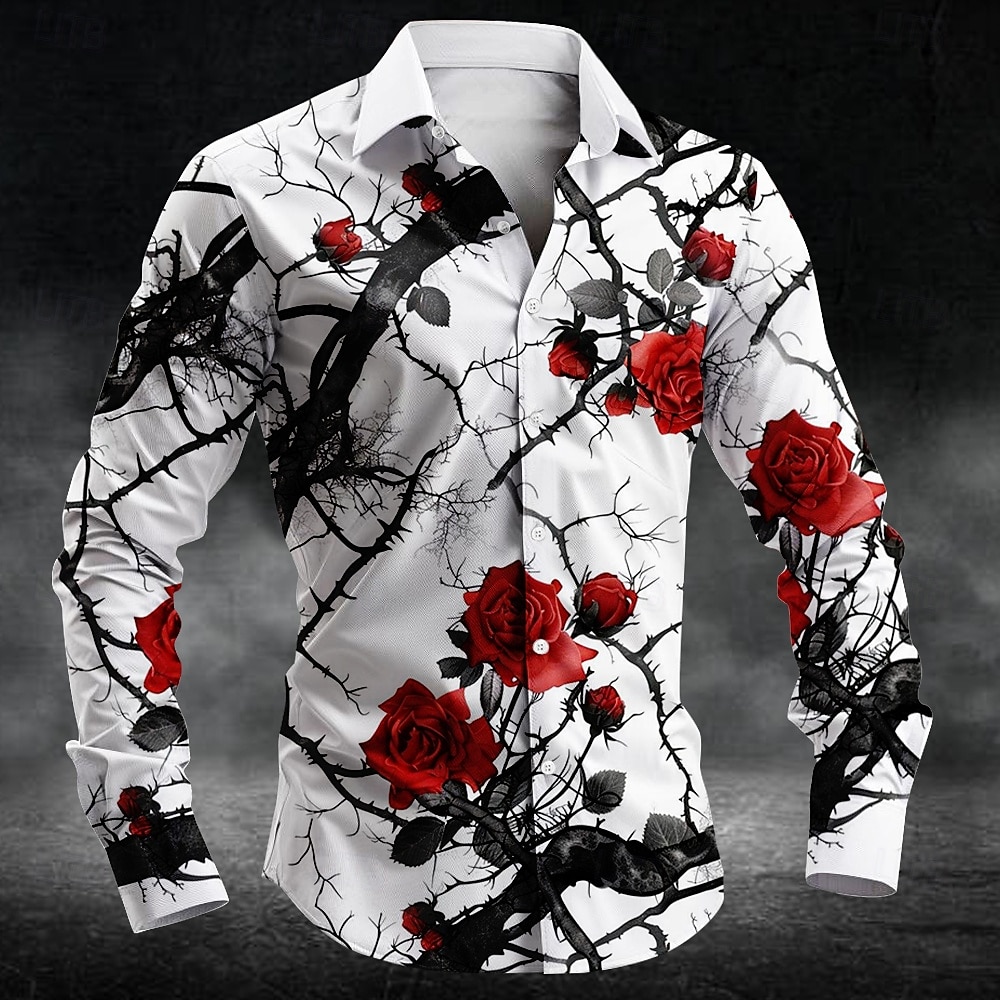 เสื้อเชิ้ตลายดอกพลัมแฟชั่น พิม - Mens Fashion Ideas บทวิจารณ์และราคา