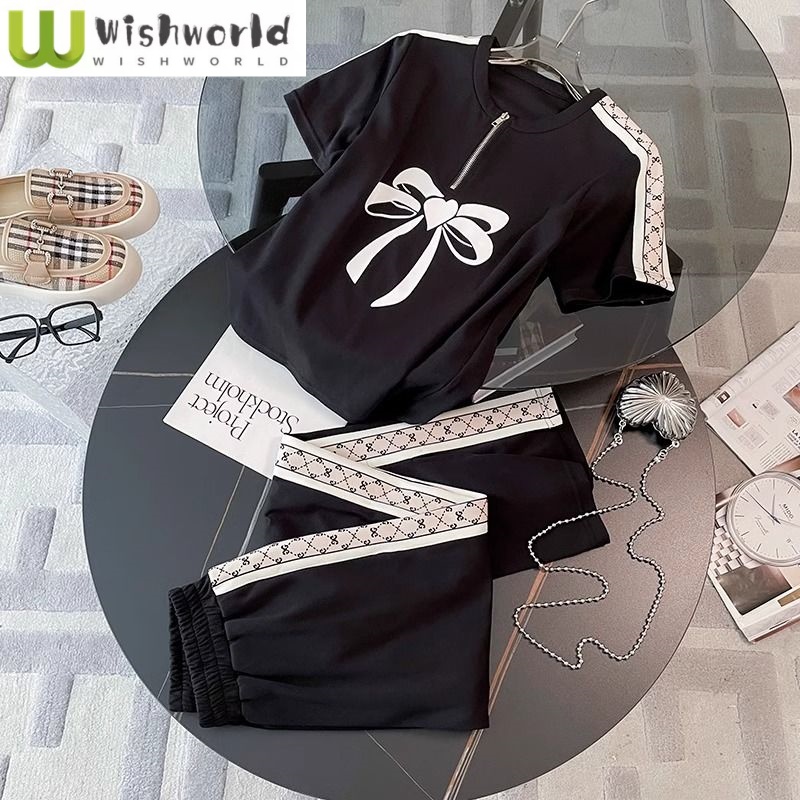ขนาดบวกโบว์พิมพ์เสื้อยืดแขนสั้ - Men'S Fashion Over 50 บทวิจารณ์และราคา