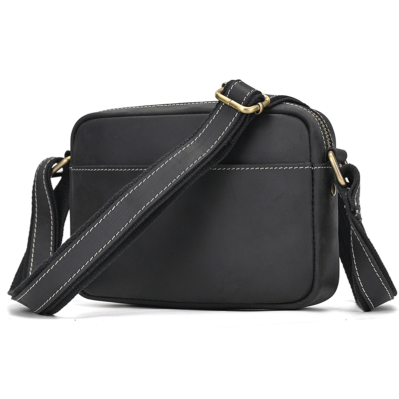 Crazy Horseหนังผู้ชายCrossbody - Fashion Harness Men บทวิจารณ์และราคา