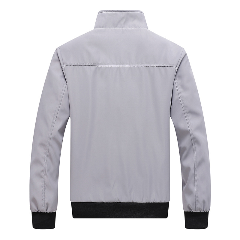 ฤดูใบไม้ผลิใหม่ฤดูใบไม้ร่วงสบา - Mens Fashion Bomber Jacket บทวิจารณ์และราคา